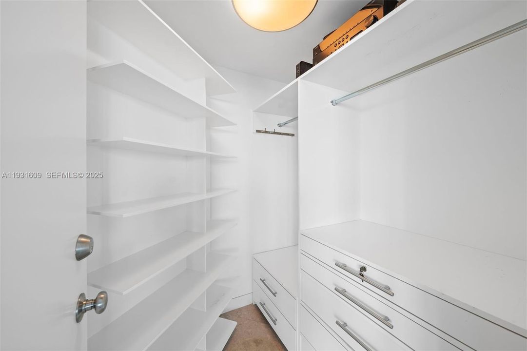 Bedroom #3 walk-in closet