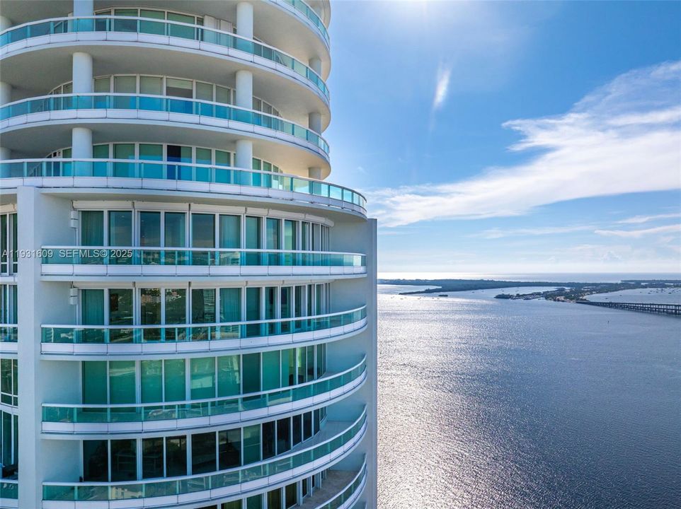 Aerial view of highest 41st & 42nd floor Townhouse #4102