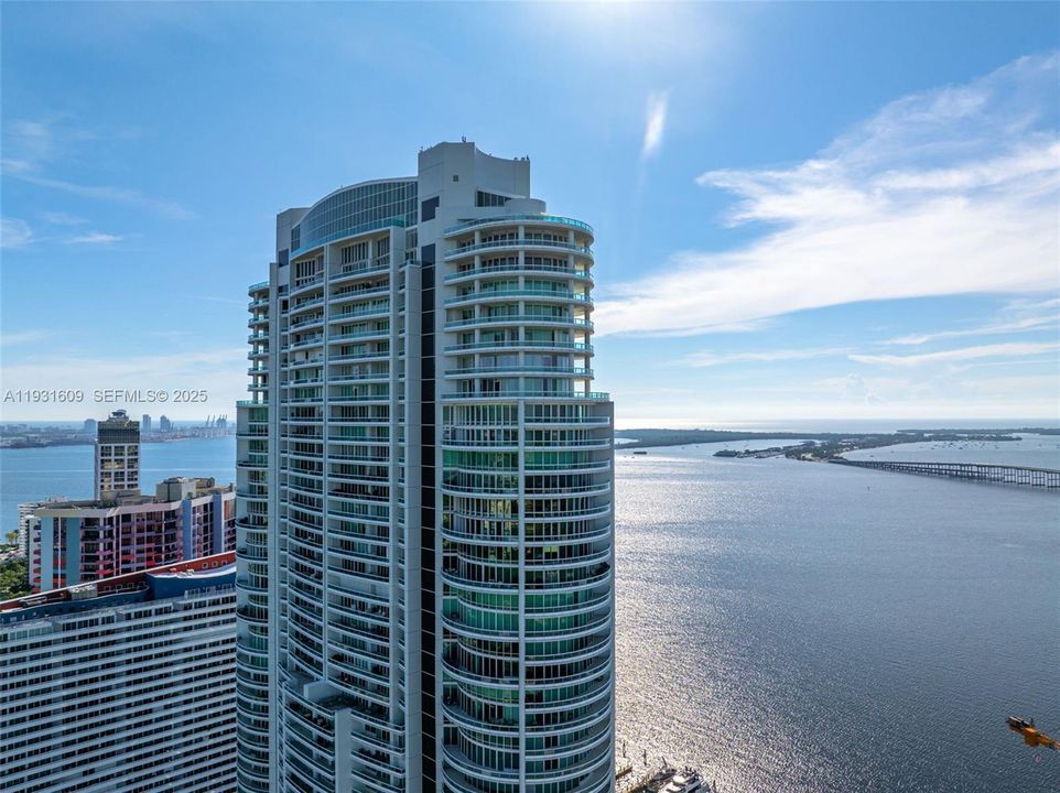Aerial view of Santa Maria on Brickell