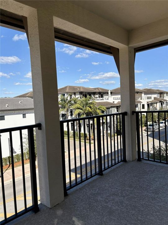 Side View - Second Floor Balcony