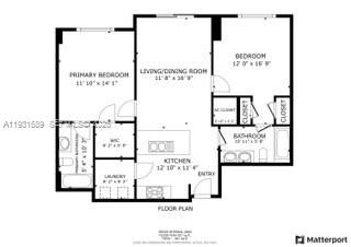 For Sale: $850,000 (2 beds, 2 baths, 895 Square Feet)