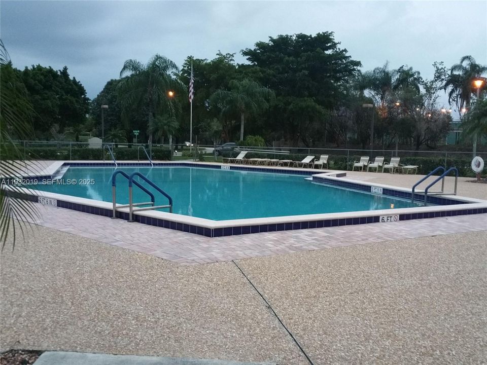 pool within walking distance . Next to the building