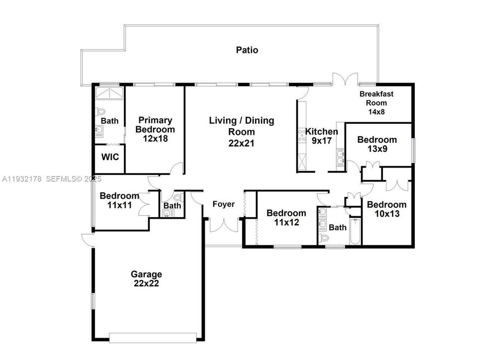 En Venta: $899,000 (5 camas, 2 baños, 2112 Pies cuadrados)