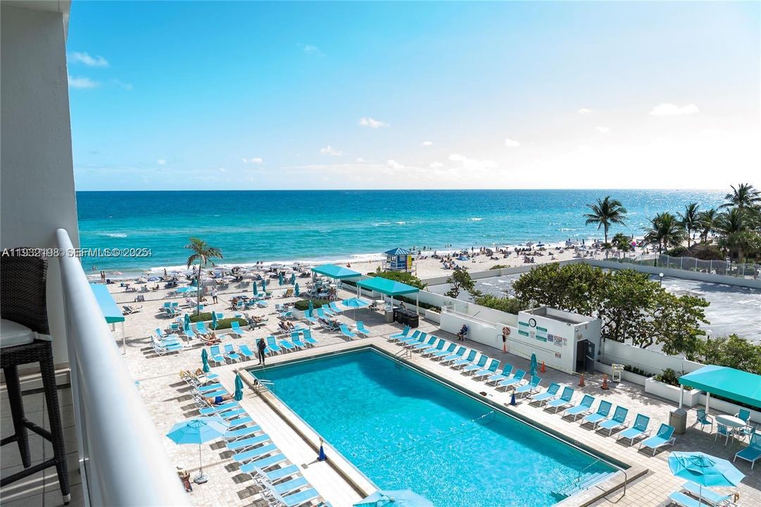 View from the balcony.