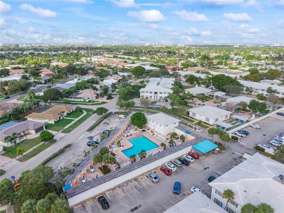 Aerial pic of community