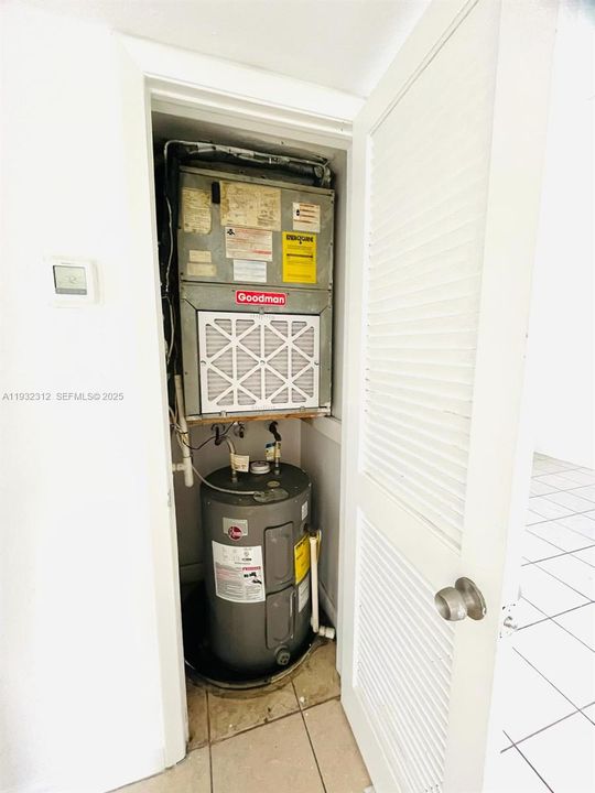 Central A/C water heater