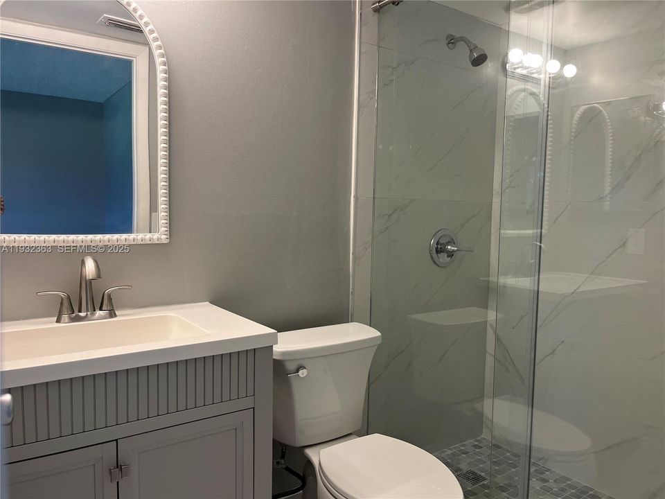 #1 Bathroom with Frameless Glass Door Shower
