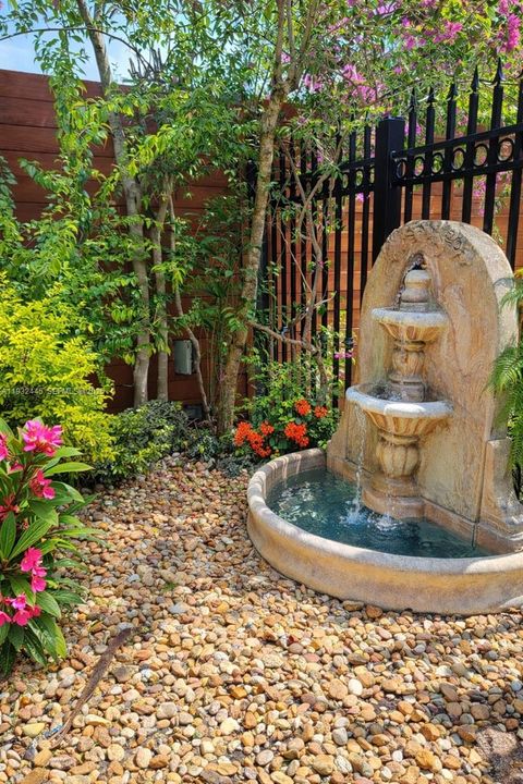 Fountain in Common Garden area