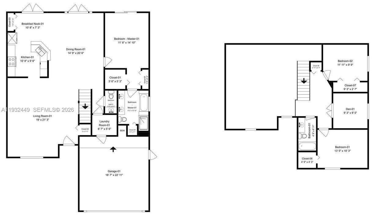 На продажу: $499,900 (3 спален, 2 ванн, 2056 Квадратных фут)