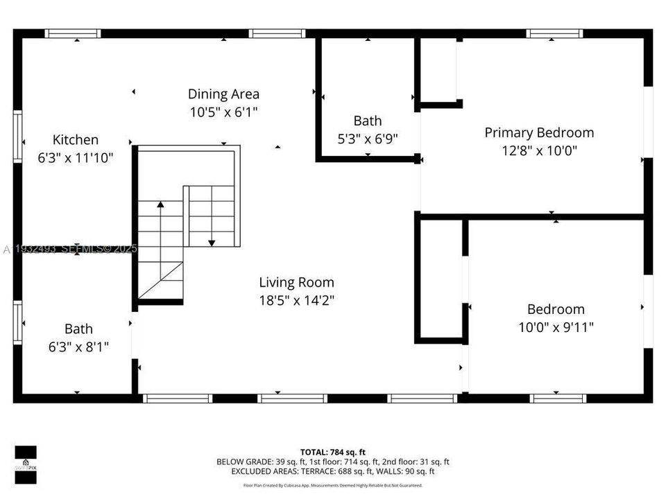 В аренду: $4,000 (2 спален, 2 ванн, 857 Квадратных фут)