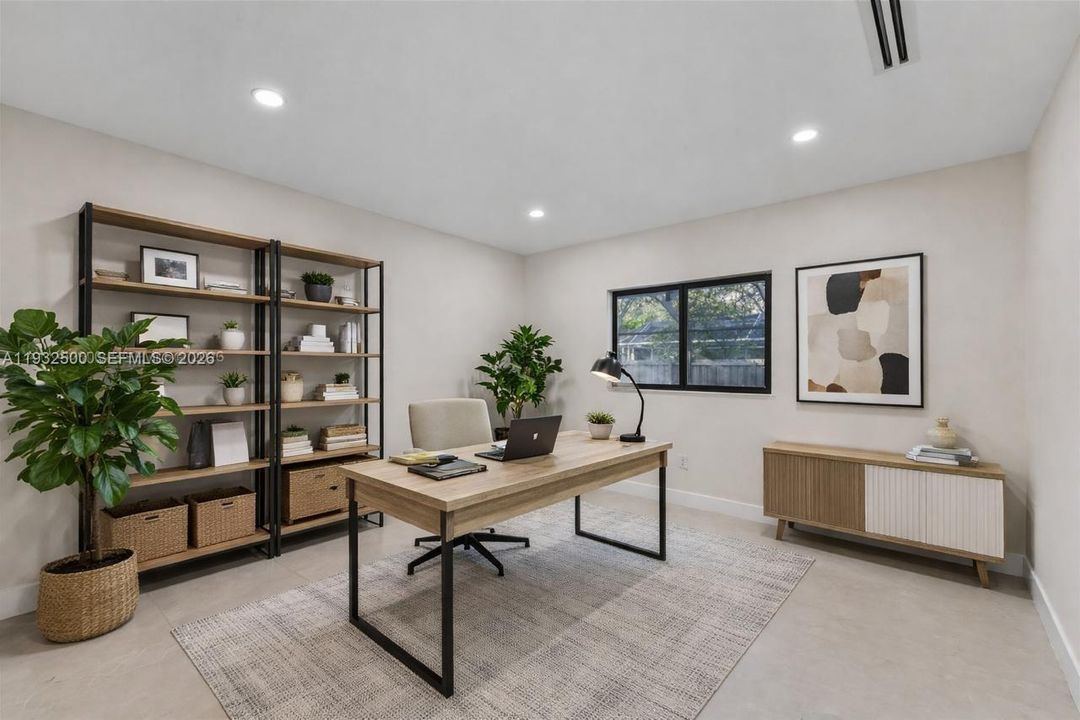 bedroom 2 (AI STAGED AS OFFICE)