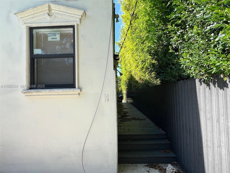 Deck and outside shower