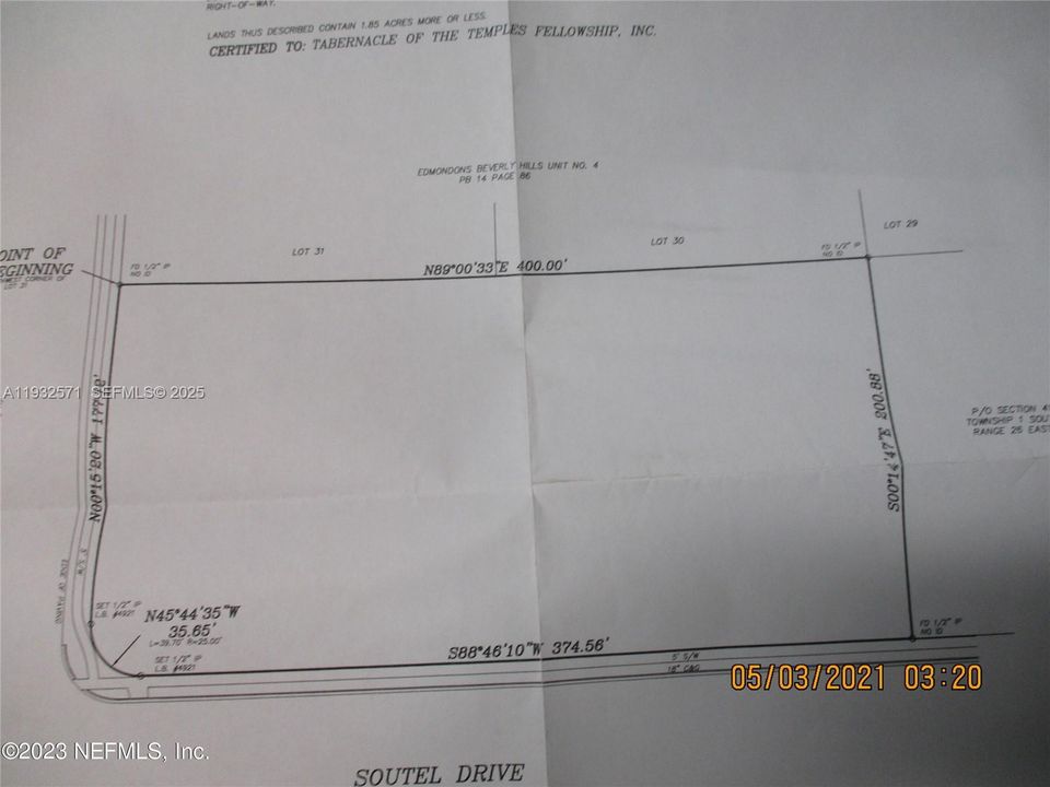 En Venta: $190,000 (1.84 acres)