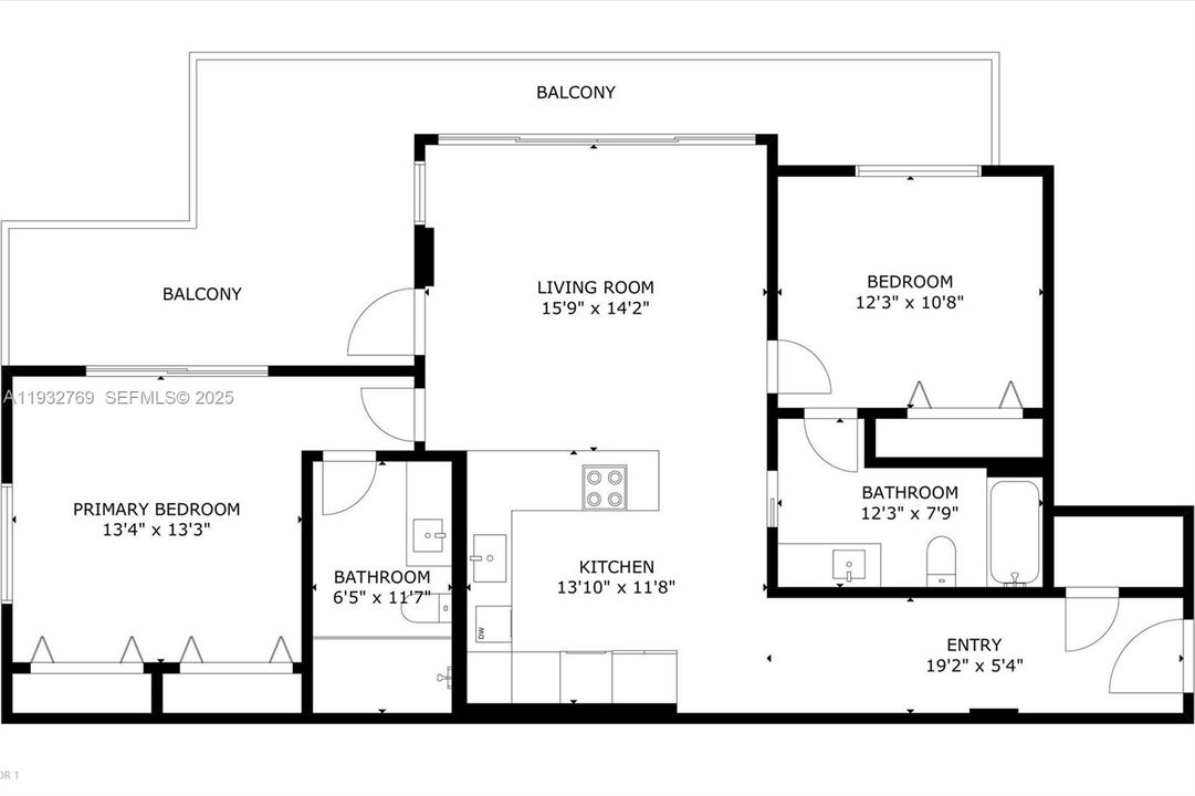 For Rent: $4,300 (2 beds, 2 baths, 1150 Square Feet)