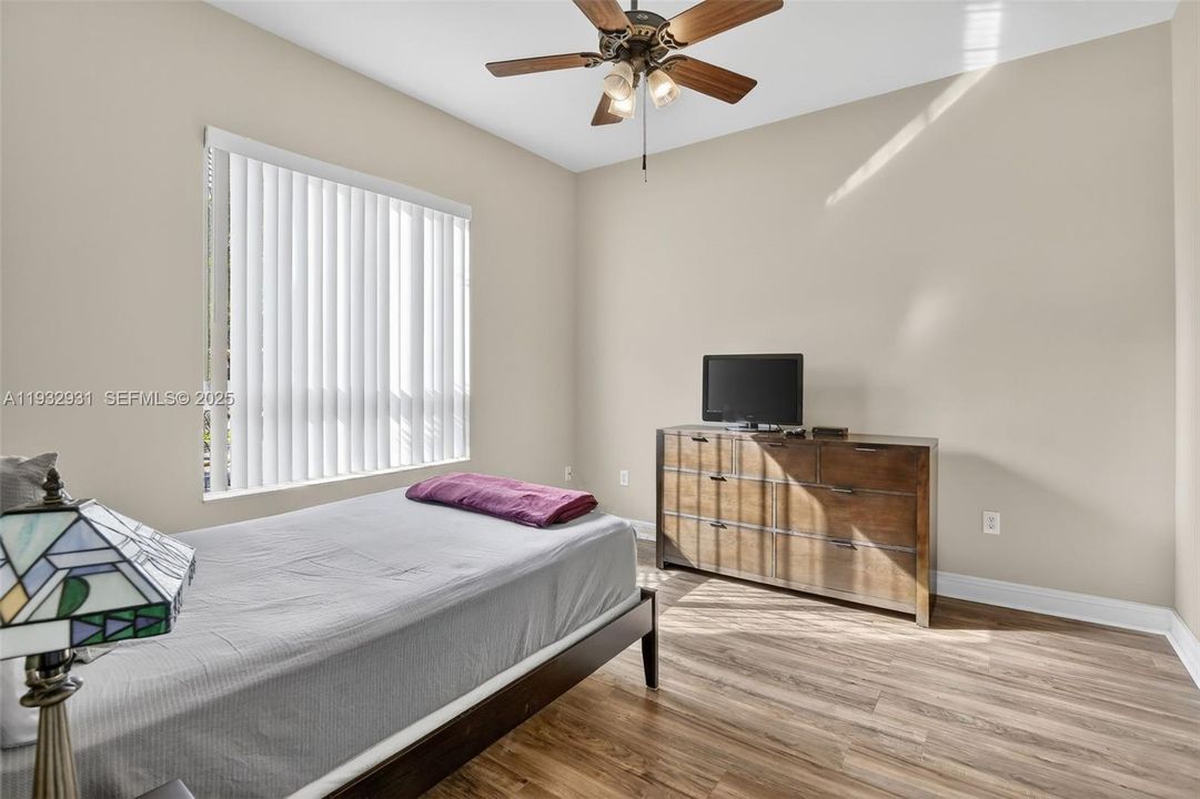 Suite retreat! Bedroom suite is large enough to allow for additional furnishings.