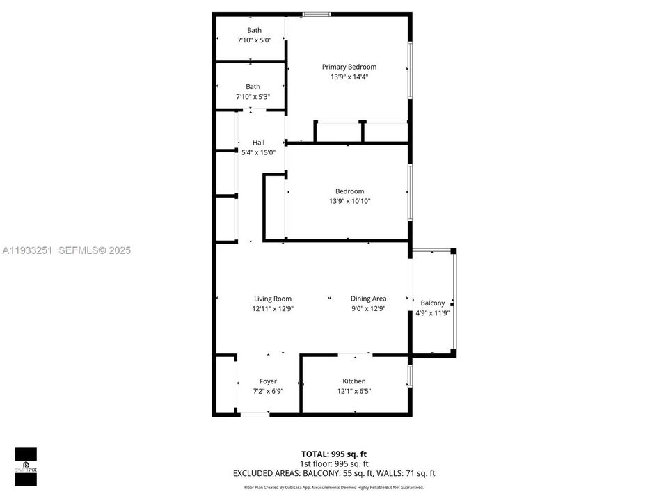 For Rent: $2,390 (2 beds, 2 baths, 968 Square Feet)