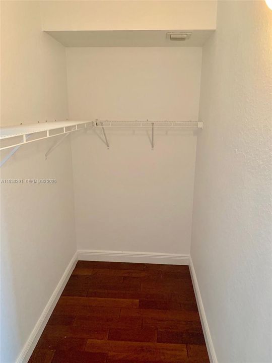 Large walk in closet