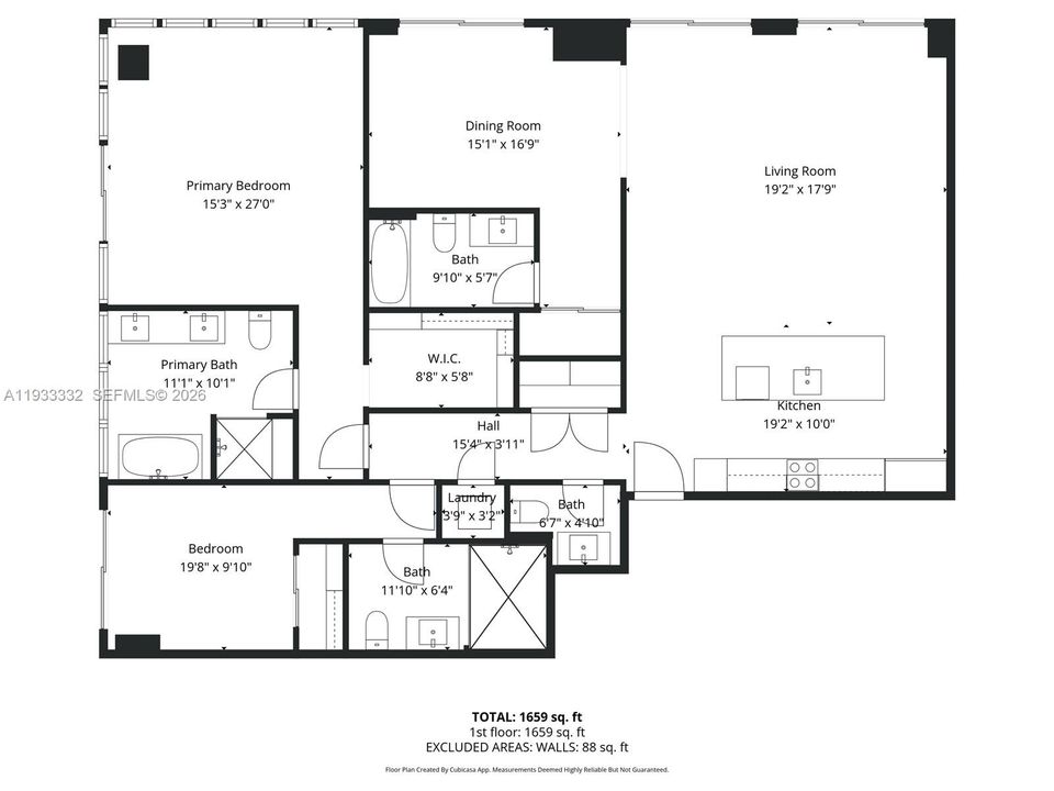 For Sale: $2,995,000 (3 beds, 3 baths, 1696 Square Feet)