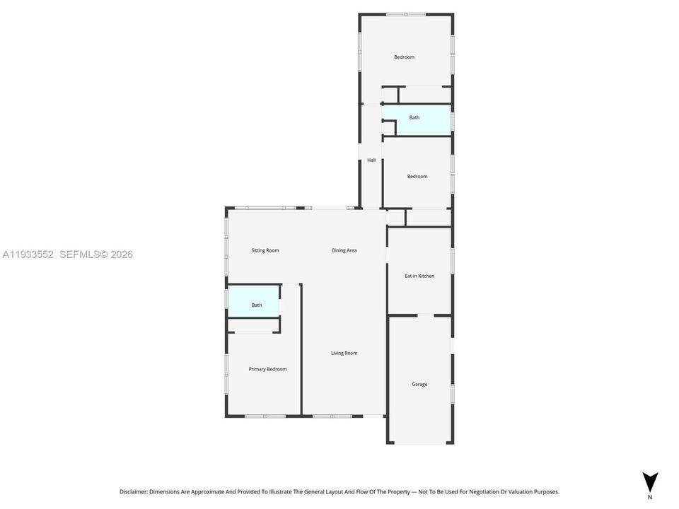En Venta: $1,250,000 (3 camas, 2 baños, 1683 Pies cuadrados)