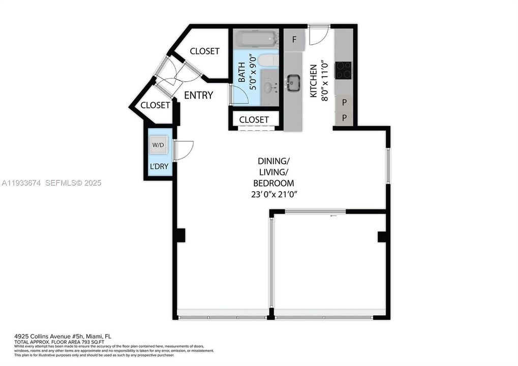 For Rent: $3,400 (0 beds, 1 baths, 770 Square Feet)