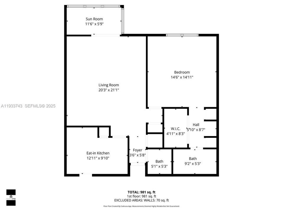 For Sale: $100,000 (1 beds, 1 baths, 928 Square Feet)