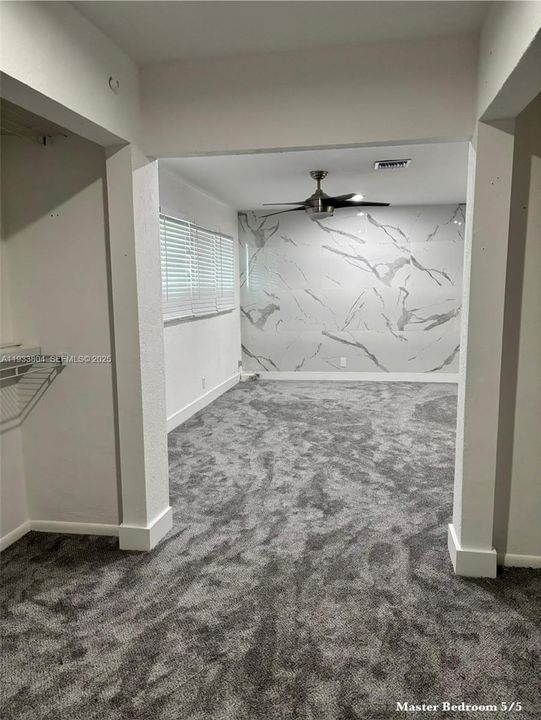 Primary Bedroom view from closet