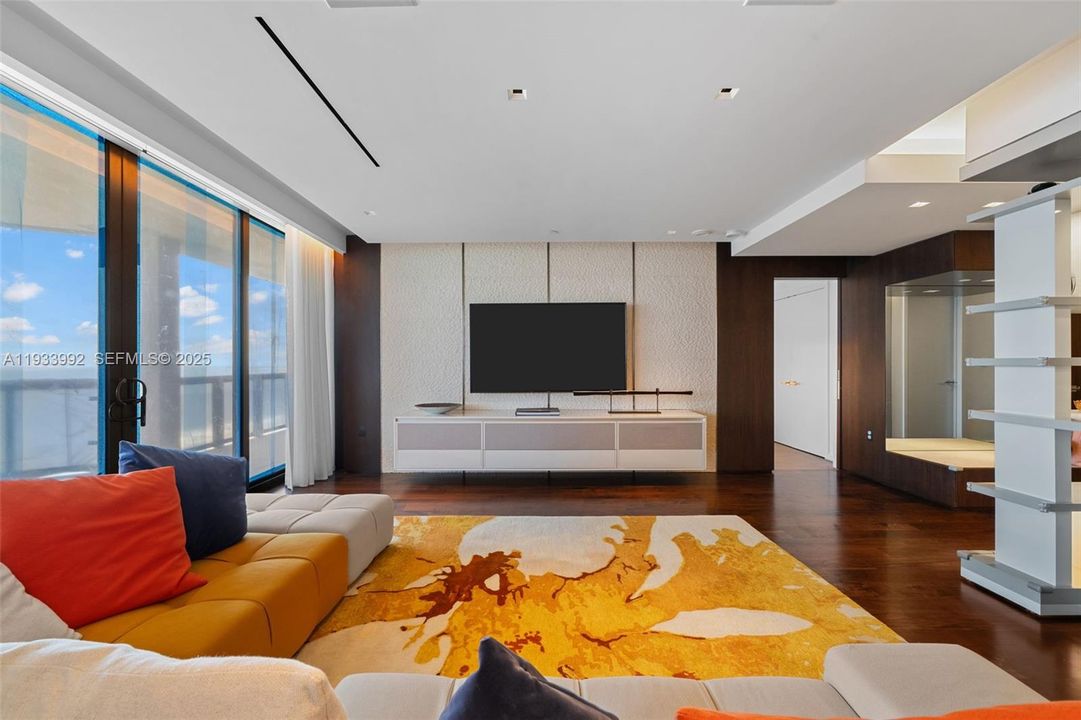 Direct ocean views from the living room.