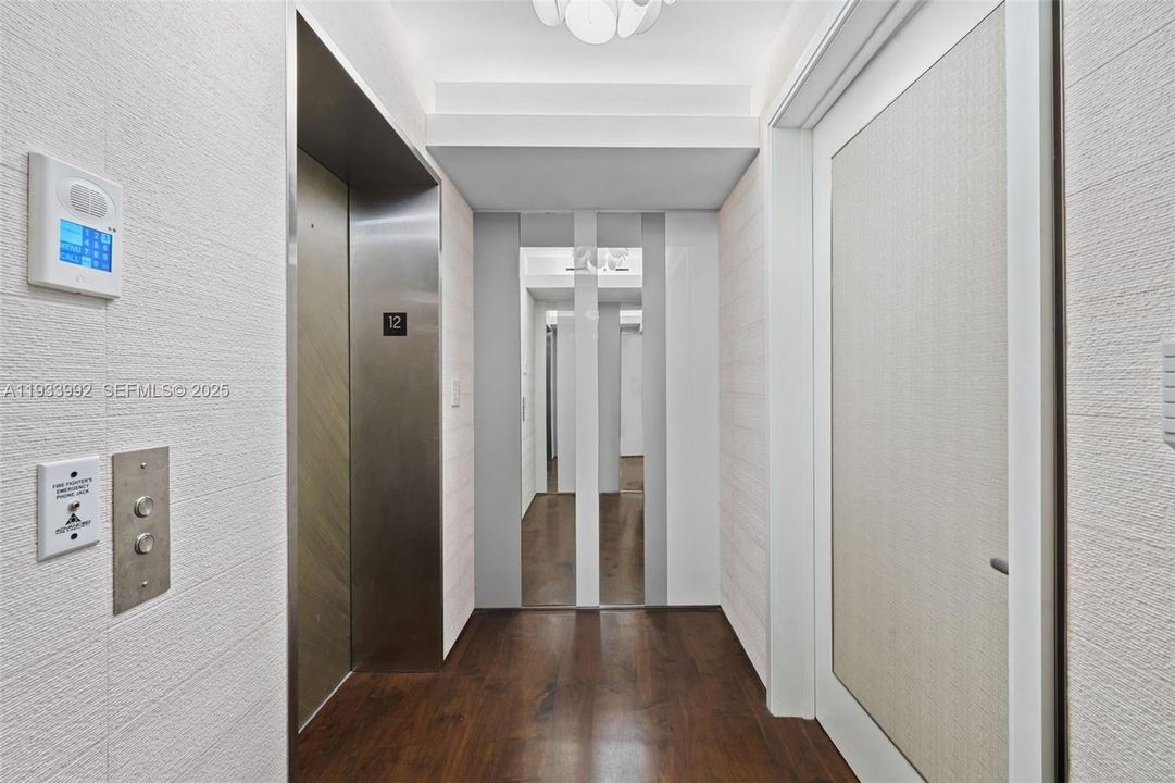 Private elevator access