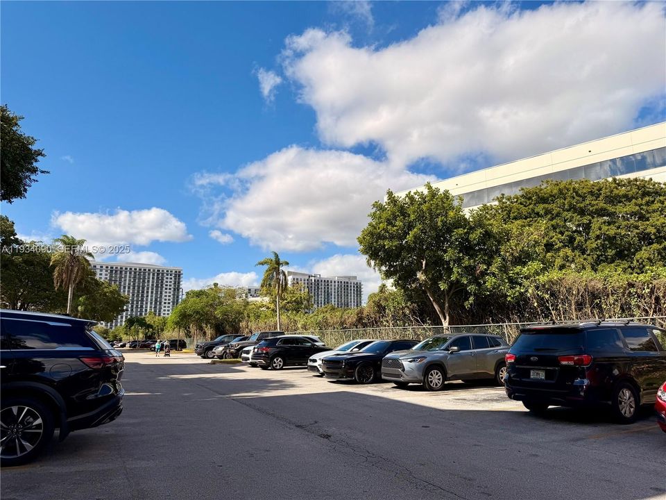 Plenty of parking space