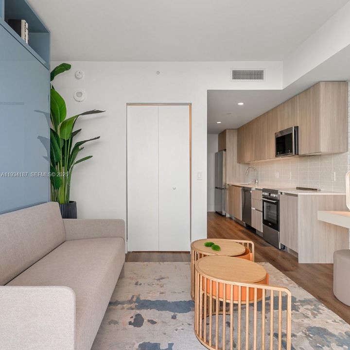 Note: These are sample pictures, and units may vary in views and finishes. The images shown are renderings of a studio unit.