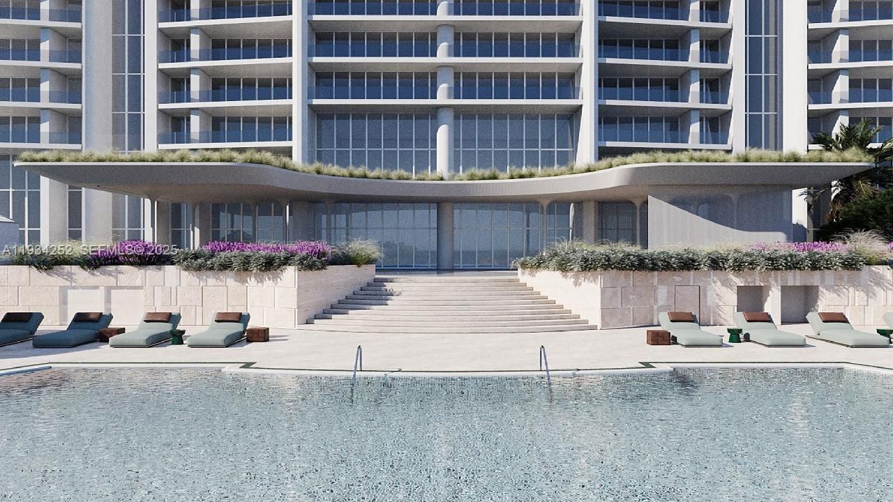 Pool renovation rendering