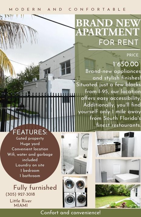 For Rent: $1,650 (1 beds, 1 baths, 0 Square Feet)