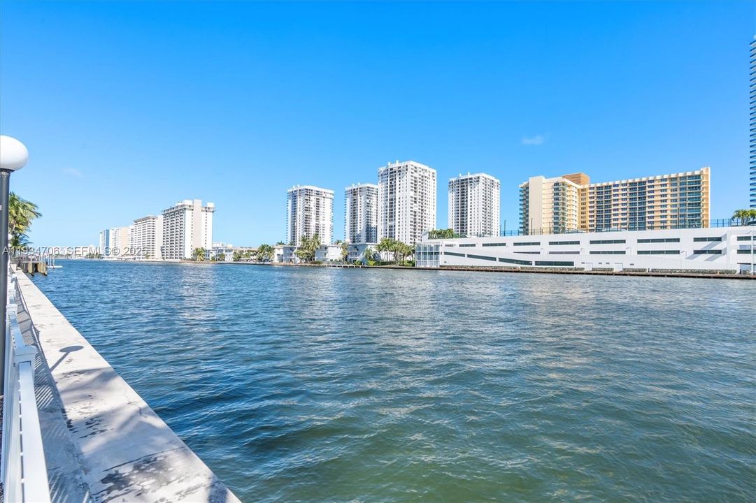 Intracoastal Canal in the Back of the Buidling