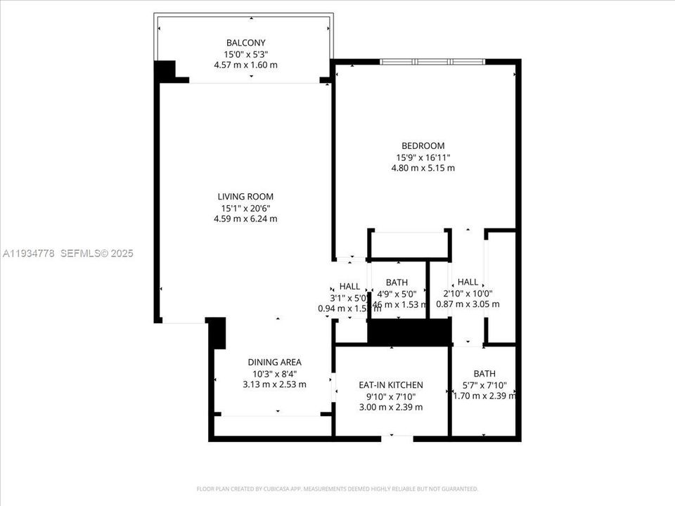 На продажу: $515,000 (1 спален, 1 ванн, 960 Квадратных фут)
