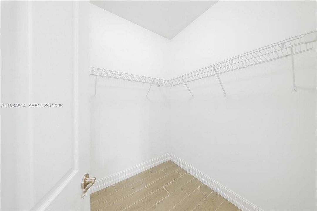 view of walking closet