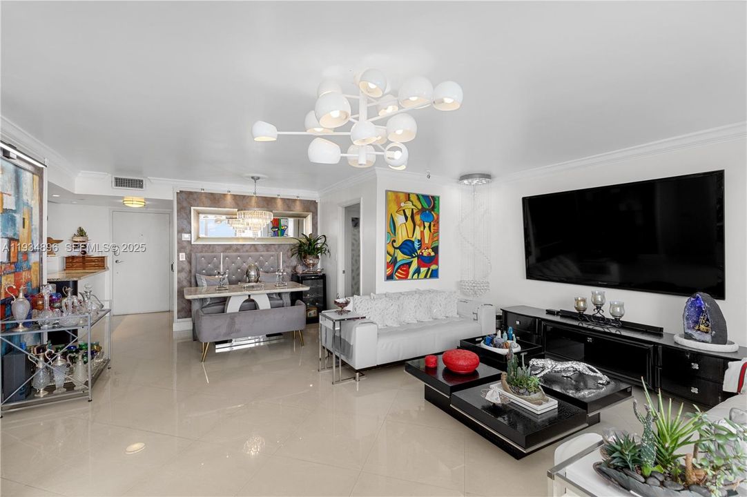 Living Room and Dining area