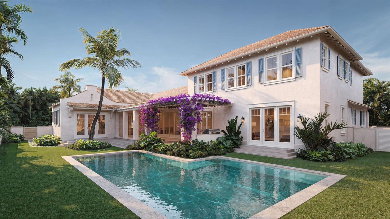La Puerta Pool and House