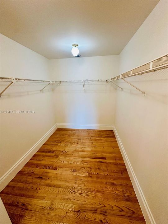 Master Bedroom Walk-In Closet