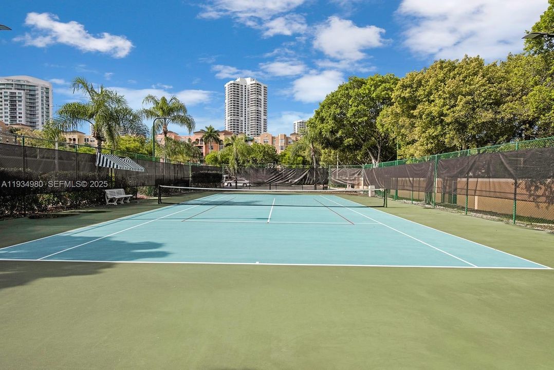 tennis and racquet ball courts