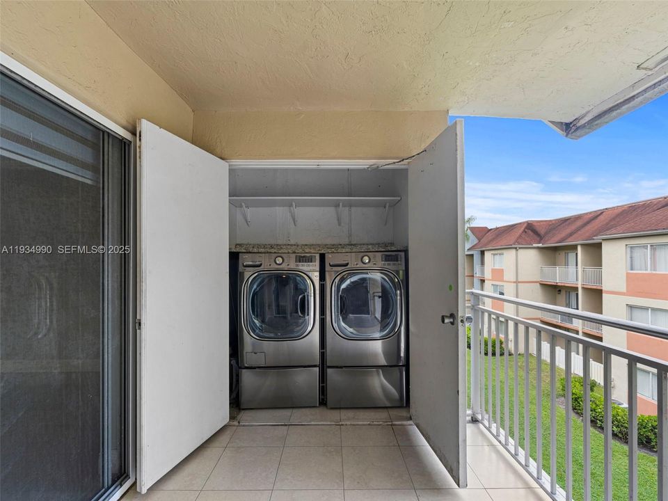 In unit large, Clean, newer Washer & Dryer