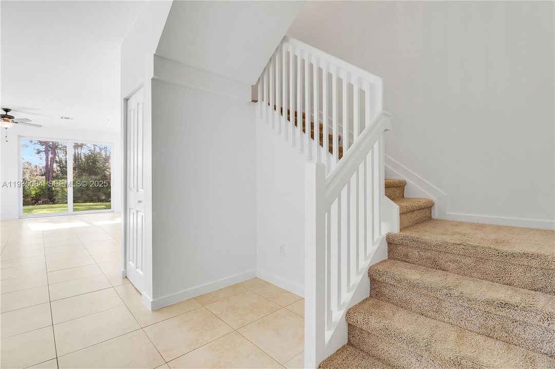 Entry Way Staircase With Study Nook
