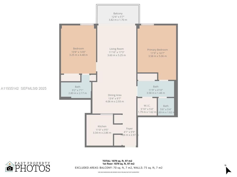 出租: $2,650 (2 贝兹, 2 浴室, 1079 平方英尺)