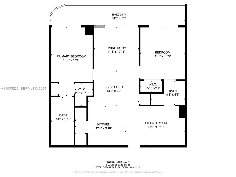 На продажу: $850,000 (2 спален, 2 ванн, 1045 Квадратных фут)