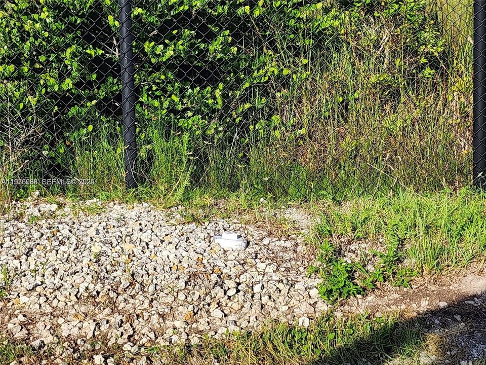 SEWER LINE LOCATION FRONT OF SUBJECT