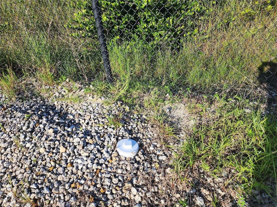 SEWER LINE FRONT OF SUBJECT