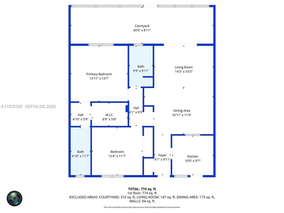 На продажу: $174,500 (2 спален, 2 ванн, 1260 Квадратных фут)