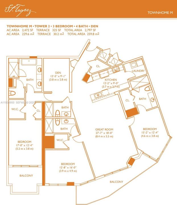 待售: $1,270,000 (3 贝兹, 4 浴室, 2239 平方英尺)