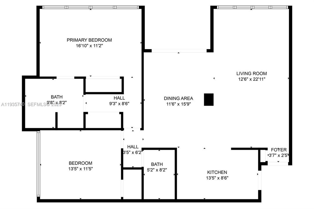 For Sale: $450,000 (2 beds, 2 baths, 1252 Square Feet)