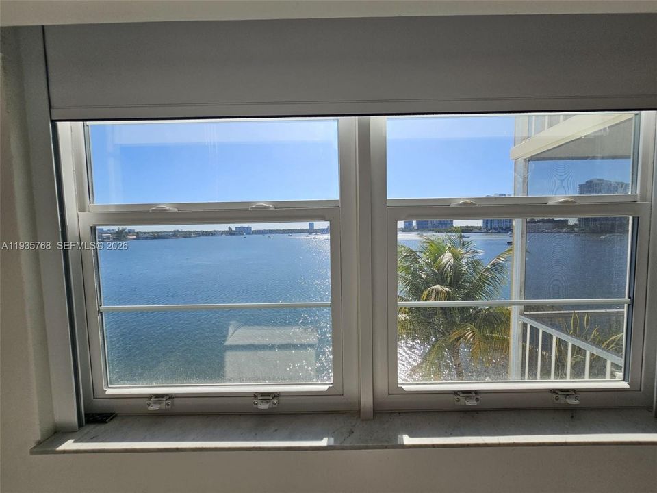 View from bedroom window