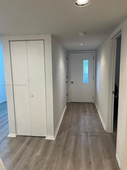 Front entrance and hallway